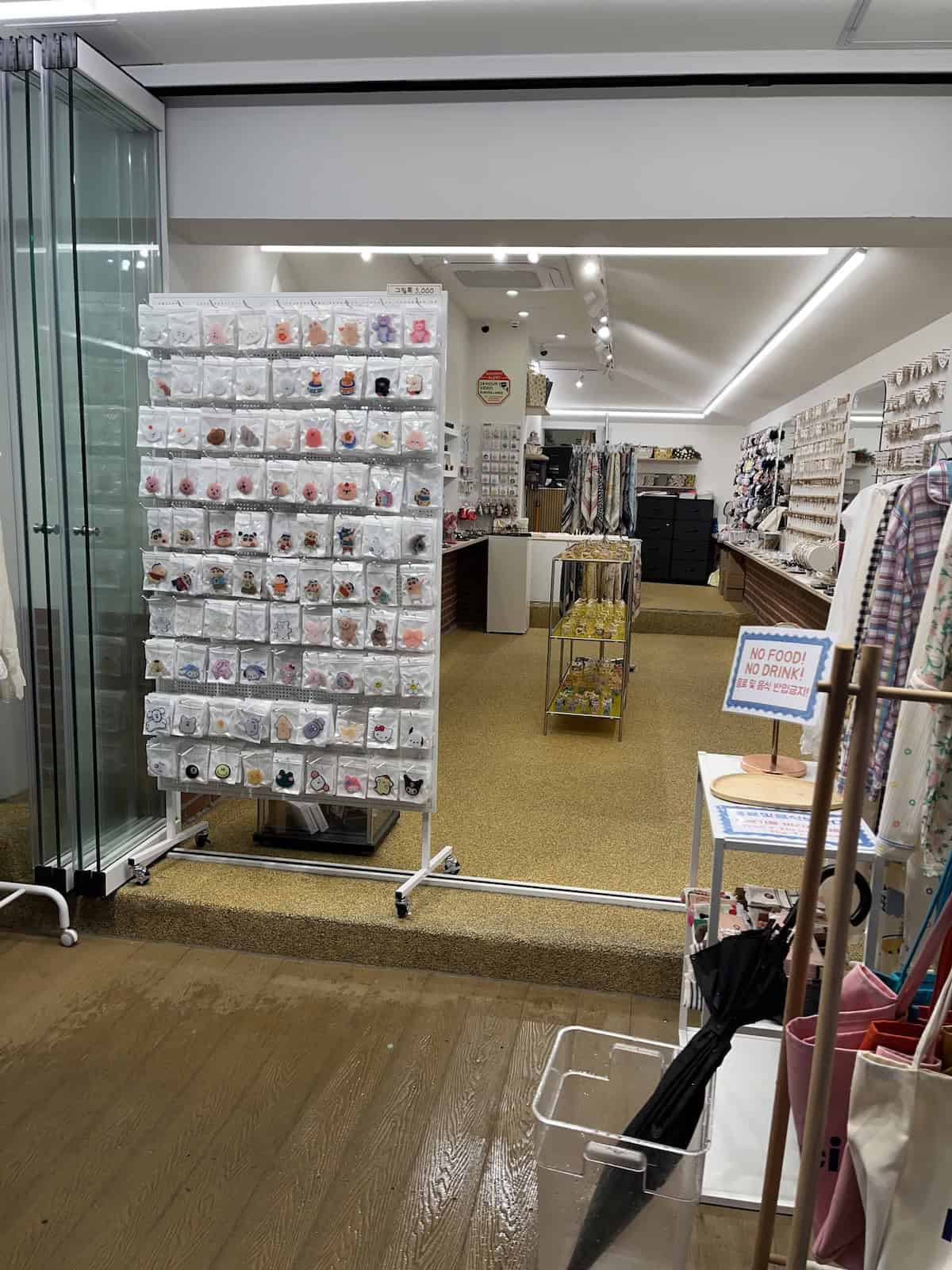 An accessories shop in Haeundae Market, Busan, South Korea.