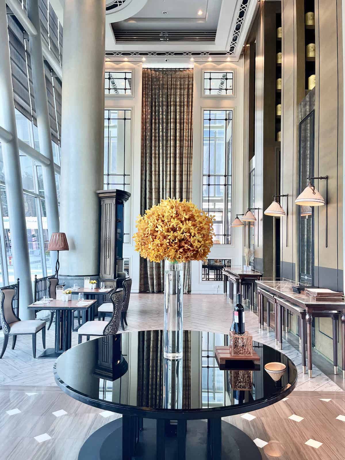 The town restaurant at Raffles Bay Hotel.