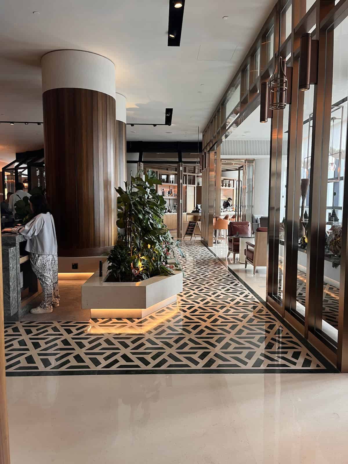 The lobby at Andaz Singapore.